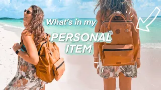 What's in my PERSONAL ITEM for travel? (aka my day bag)