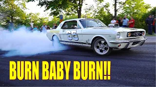 TIRE SHREDDING MUSCLE CAR MAYHEM!! - Vantaa Cruising 6/2020 Vol.2 | BURNOUTS |