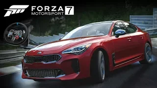 KIA STINGER! 🇰🇷 Sul-Coreano com alma ALEMÃ! 🇩🇪 | Forza Motorsport 7 + G29