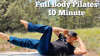 10 min Full Body Pilates Core Workout (POWER PILATES) Sean Vigue Fitness