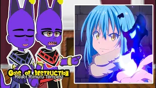 God of Destruction React to Rimuru Tempest | Gacha React | Tensei Shitara Slime Datta Ken | Tiktok