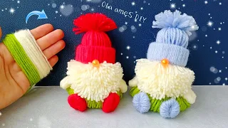 ❤️️It's so Beautiful !!🎄 DIY Gnome Christmas Ornaments ⭐ Superb Gnome Making Idea with Yarn