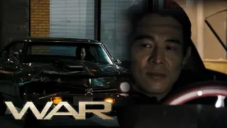 War (2007) - Jason statham chases Jet Li / Car Chase Scene