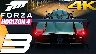 Forza Horizon 4 - Gameplay Walkthrough Part 3 - Pagani Zonda R [4K 60FPS ULTRA]