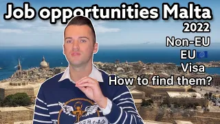 Job opportunities in Malta and How to find them