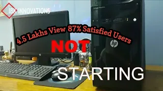 PC TURN ON AND OFF IMMEDIATELY