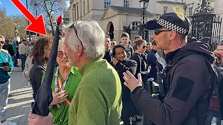 Couple REMOVED from Horse Guards by Armed Officers for Causing Breach of the Peace