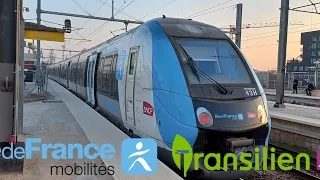 (Transilien IDFM) Spot long de Automotrice, TGV,TER a Saint-Denis