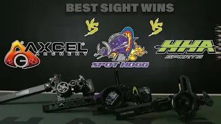 Best Compound Bow Sights HHA Tetra vs Axcell Landslide vs SpotHogg Fast Eddie XL - Comparison/Review