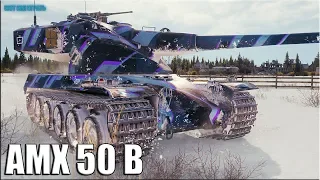 Боец Молодец 10к урона ✅ World of Tanks AMX 50 B лучший бой