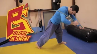 Тренировка и упражнения с борцовской резиной. Resistance band judo workout