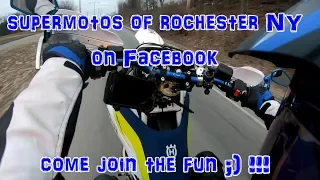 come join us Supermotos of Rochester NY, 701 ride & wheelies