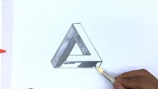 How to draw an Impossible Triangle Easy Step by Step Drawing Tutorial