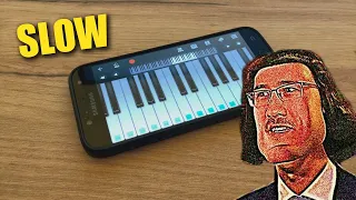 Rush E - Easy Mobile Piano Cover