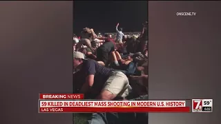 Almost 60 killed in deadliest mass shooting in U.S. history