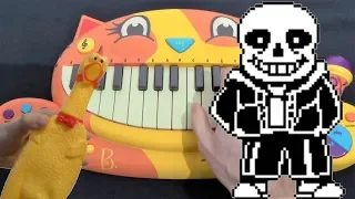 MEGALOVANIA BUT IT'S ON AN IPHONE VS CAT PIANO VS CHICKEN