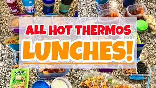 🍎2021 *HOT THERMOS* SCHOOL LUNCH IDEAS! // BACK TO SCHOOL LUNCH IDEAS FOR KIDS! // WHAT THEY ATE!