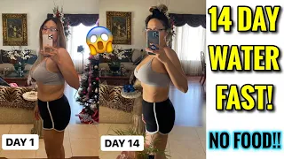 14 DAY WATER FASTING (NO FOOD FOR 14 DAYS!) with BEFORE & AFTER RESULTS!