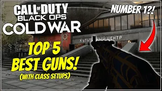 Top 5 Best Guns in Cold War Multiplayer! (Best Class Setup)
