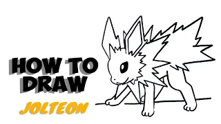 How to Draw Jolteon From Pokemon