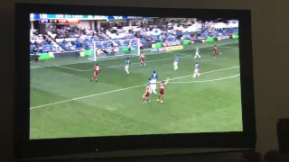 Malone with a lovely strike against QPR - QPR vs Cardiff City