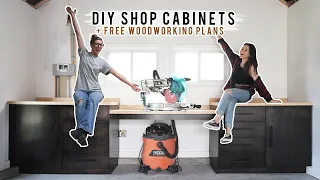 DIY EASY SHOP CABINETS WITH WOODSHOP DIARIES!