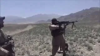 Shoulder fired M240 Machine Gun