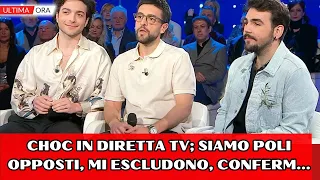 Domenica in; Il Volo, tensioni in diretta Tv, stoccata di Gianluca a Piero e Ignazio, gelo in studio