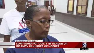 Man accused of stabbing his mother to death found not guilty