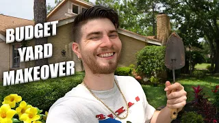 Budget Front Yard Makeover! DIY Landscape Transformation! Part 2