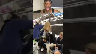 Man Throws RATS on a passenger in NYC Subway