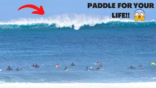 SURFERS GET DESTROYED AT PIPELINE!! *SCARY HOLD DOWNS* (RAW FOOTAGE)