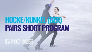 HOCKE / KUNKEL (GER) | Pairs Short Program | Espoo 2023 | #EuroFigure