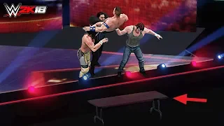 WWE 2K18 Top 10 Extreme Finishing Moves on the Stage!!