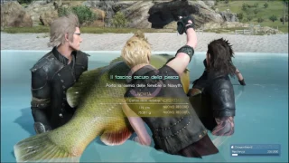 FINAL FANTASY XV clip noctis kick prompto