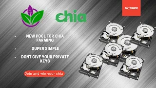 New Pool for Chia - Very Easy, Dont give your Private Keys