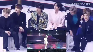 BTS REACTION TO TWICE FANCY AT GDA 2020 LIVE