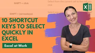 10 Excel SHORTCUT KEYS to Select a Data Range (with Cheat Sheet)