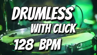 Hard Rock Backing Track without Drum | Drumless with Click