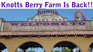 Knotts Berry Farm is Back!! With a Brand New Ride!!
