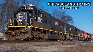 Chicagoland Freight Trains - Feb 2024