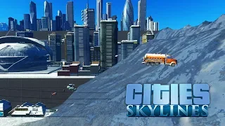 Сities Skylines - Сильнейшее цунами обрушилось на пирамидальный остров! #49