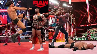 WWE Monday Night Raw 11 October 2021 Highlights, Bobby Takedown Goldberg, Omas vs Orton, Big E/Drew