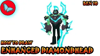 How To Draw Enhanced Diamondhead From Ben 10 | Drawing Animals
