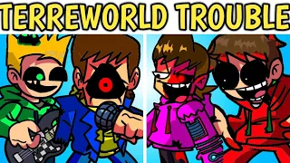 TRIPLE TROUBLE BUT ITS TERREWORLD || Recoloured Tord, Edd, Matt & Tom sing Triple Trouble ||