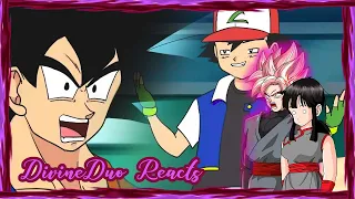 CHICHI BLACK & GOKU BLACK REACT: GOKU VS ASH RAP BATTLE