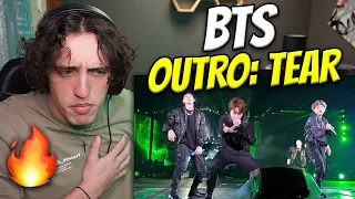 BTS 'OUTRO: TEAR' LIVE PERFORMANCE (MY FAVORITE OUTRO🔥) - REACTION  !!!