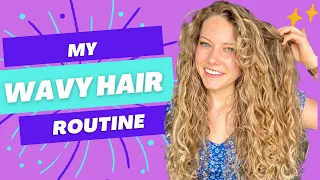 WAVY HAIR ROUTINE ✨ type 2a 2b 2a waves // with explanation