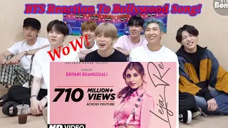 BTS reaction to bollywood song_Leja Re song_||BTS reaction to Indian songs_BTS 2020||