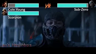 Cole Young & Scorpion vs. Sub-Zero with healthbars 1/3